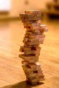 Jenga disorted CCO