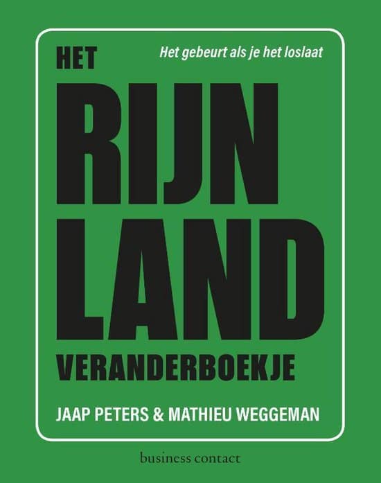 Het Rijnland veranderboekje © Jaap Peters